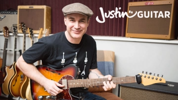 Justin Guitar: The best free online guitar lessons (Youtube video lessons with guitar training)